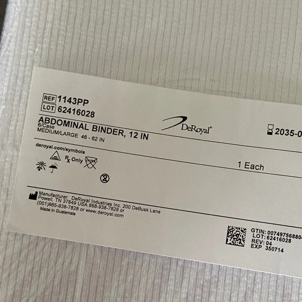 Abdominal Belly Binder - Picture 2 of 2